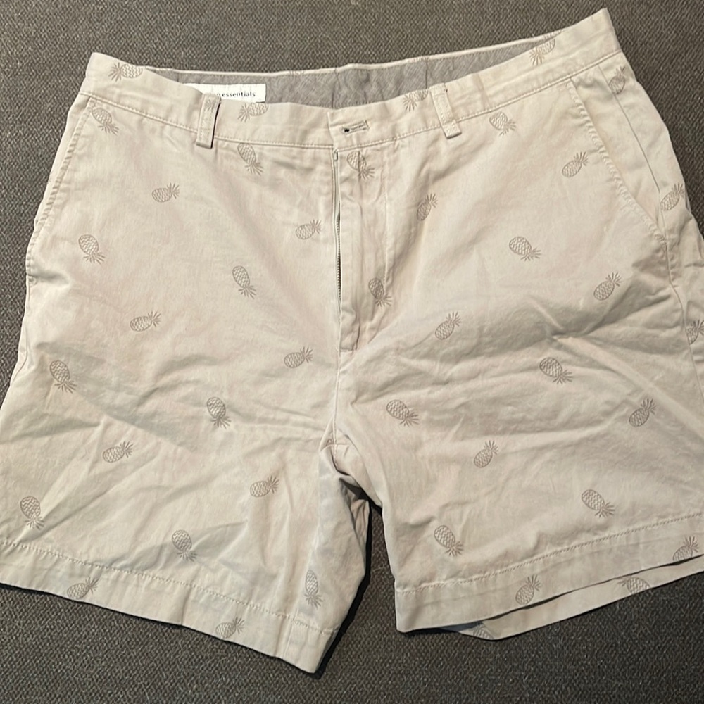 Amazon essentials pineapple khaki shorts mens size 36